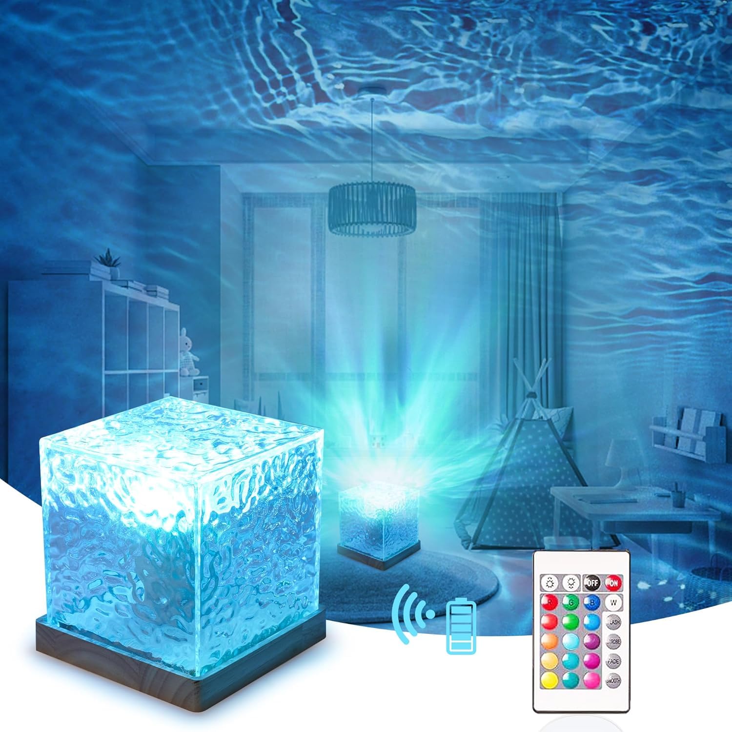 Ocean Wave™ Celestial Water Lamp